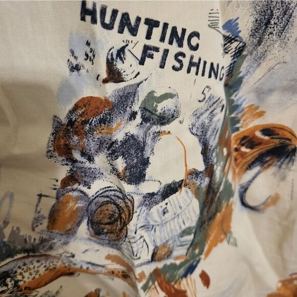 Eddie Bauer Trout Fishing & Hunting 100% Cotton Button Down Casual Mens … - Picture 6 of 7